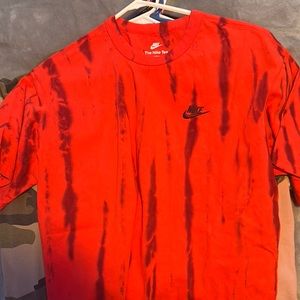 Nike Tye dye red tee